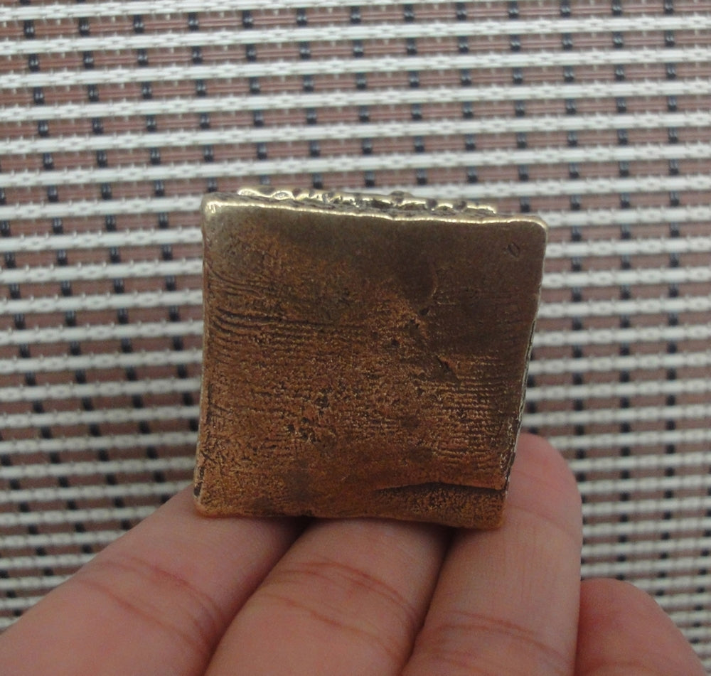 Vintage Brass Whimsical Stove Statue Incense Holder