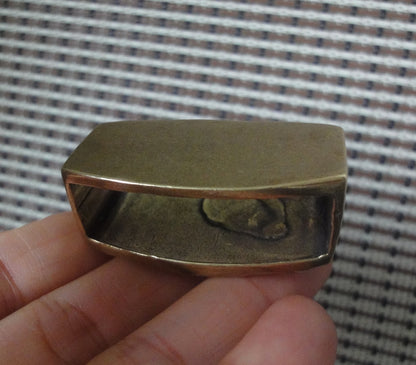 Solid Brass Phoenix Engraved Belt Buckle Vintage Style