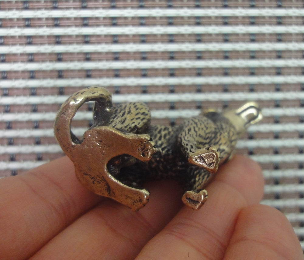 Solid Brass Dog Figurine Statue Copper Animal for Home & Garden Decor