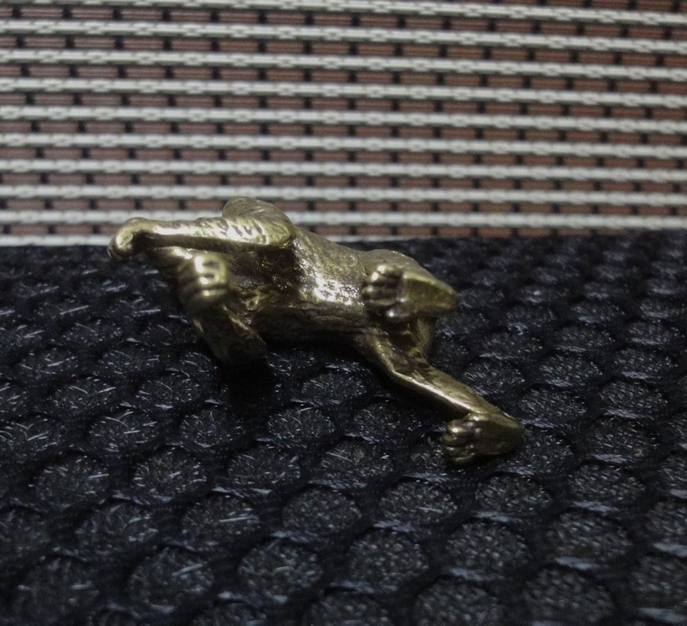 Vintage Style Solid Brass Chimpanzees Zodiac Monkey Animal Statue