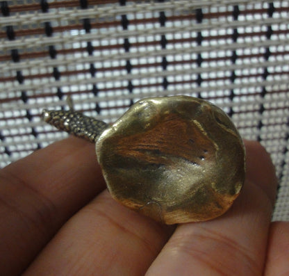 Vintage Style Solid Brass Snail Figurine Statue Incense Holder for Home Garden Decor