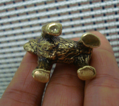 Vintage Brass Strength Gorilla Figurine Ornament