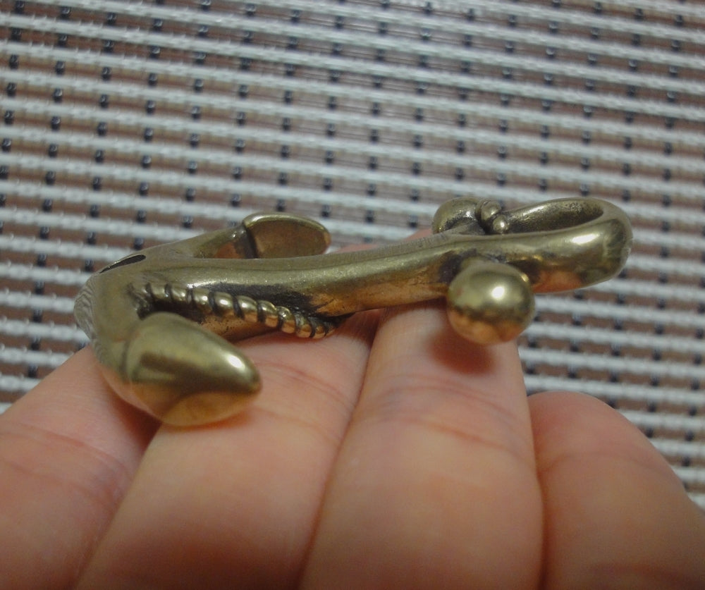 Solid Brass Ship Anchor Charm Pendant for Keychaings and Bags Decor