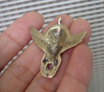 Solid Brass Roc Ancient Bird Figurine Pendant Vintage Style Statue
