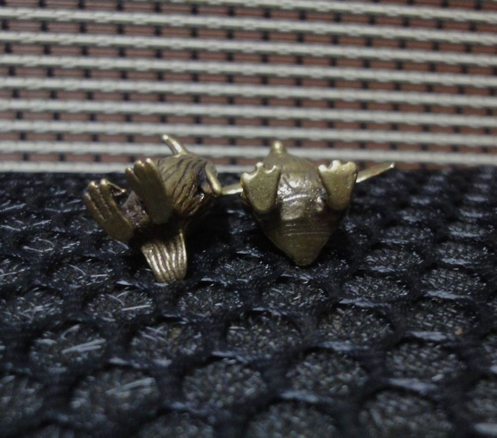 Pair of Vintage Style Solid Brass Little Penguins Figurines for Anniversary Gift