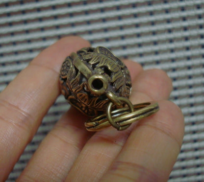 Vintage Style Brass Lucky Gourd Bags Pendant