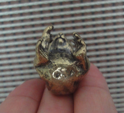 Solid Brass Small Koala Figurine Vintage Style Statue for Home Garden Decor