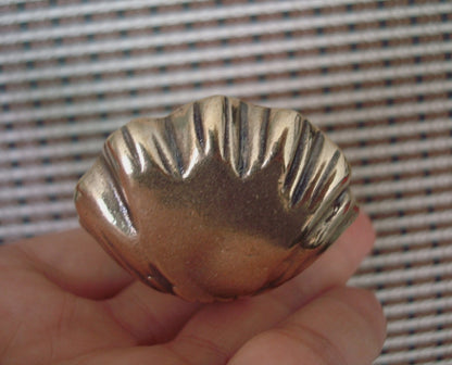 Solid Brass Sea Daughter Mermaid Figurine Vintage Style Pure Copper Statue