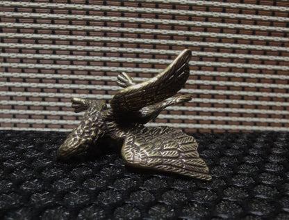 Solid Brass Strong Griffin Figurine Vintage Style Statue for Home Garden Decor