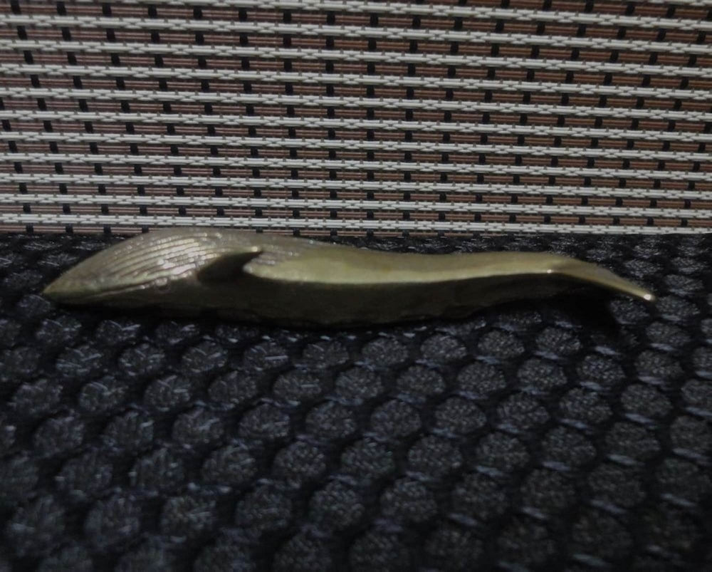 Solid Brass Sea Animal Blue Whale Statue for Home Garden Decoration