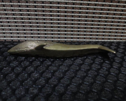 Solid Brass Sea Animal Blue Whale Statue for Home Garden Decoration