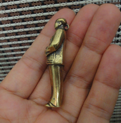 Solid Brass Famous Great Leader "MaoZeDong" Chairman Statue Pendant