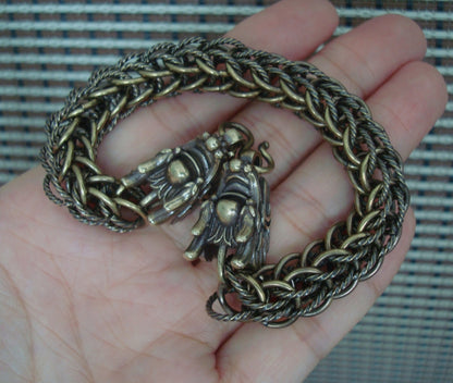 Retro Dragon Head Chain Men Bracelet - Gothic Punk Style - Unique Gift for Him