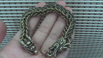 Retro Dragon Head Chain Men Bracelet - Gothic Punk Style - Unique Gift for Him