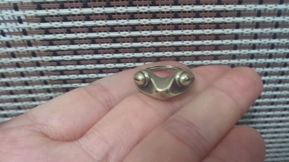 Vintage Style Brass Toad Ring - Adjustable Frog Ring (US size 6-8)